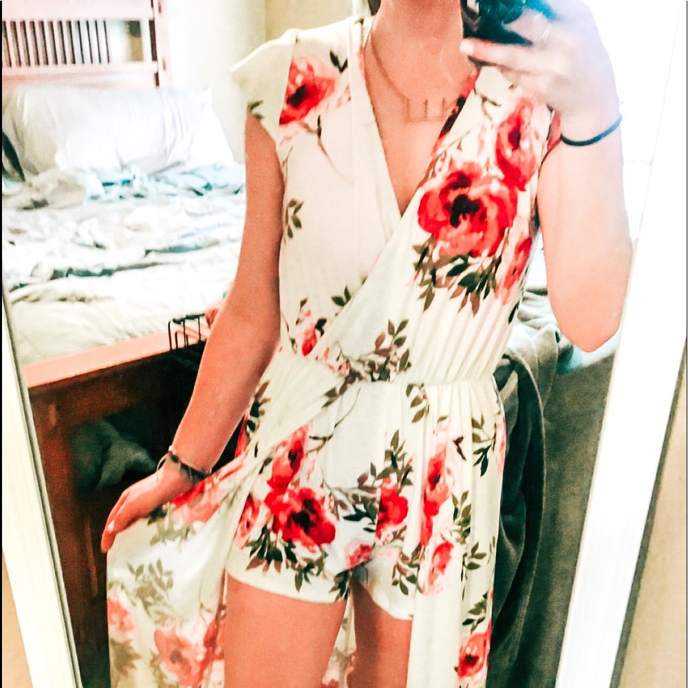 Floral Romper Dress